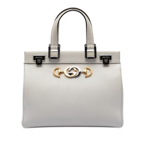 Pre-Loved Gucci Small Grained Calfskin Zumi Top Handle Bag